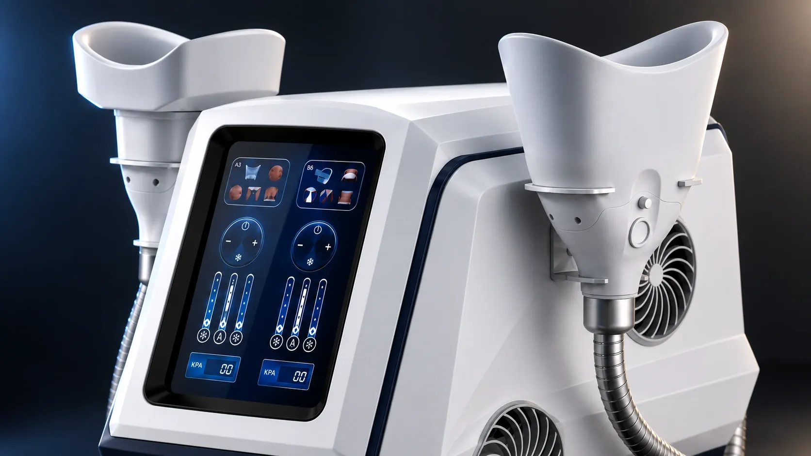 Pannello di controllo CryoShape X2 con due canali
