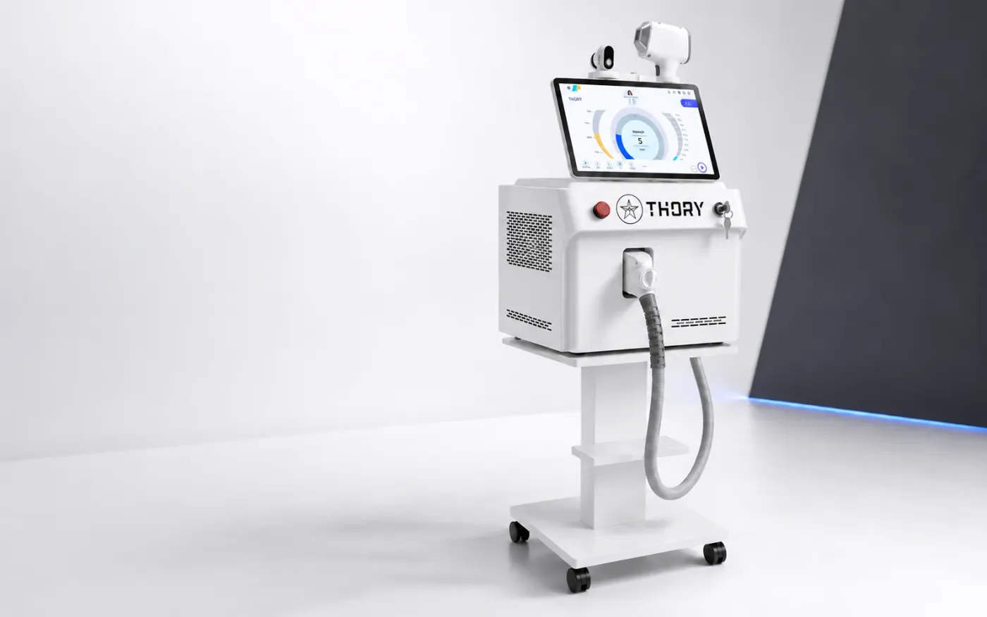 THORY Lumina X3, piattaforma laser professionale completa su carrello